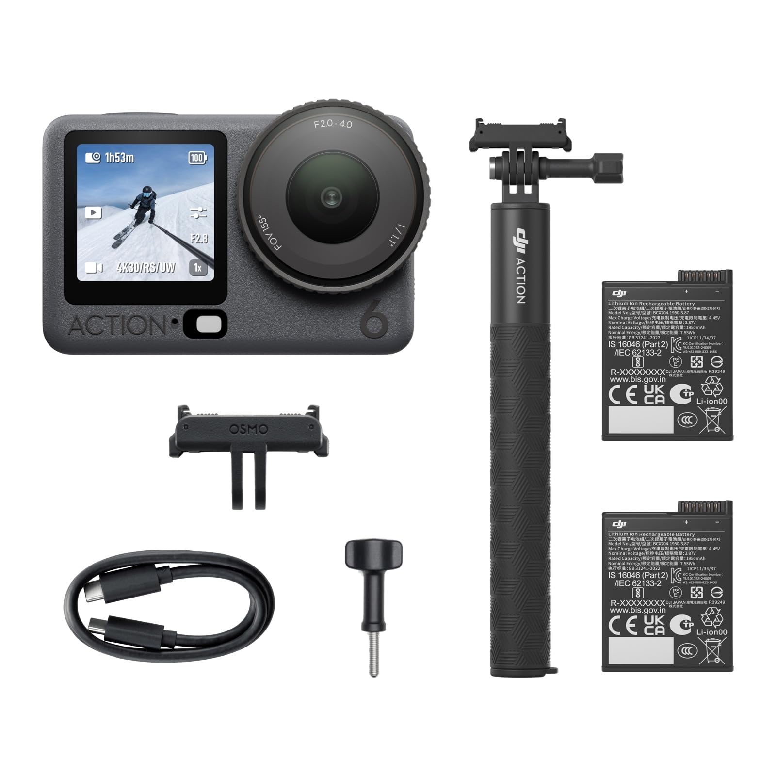 Amazon.com : DJI Osmo Action 6 Capture More Combo, 8K Waterproof